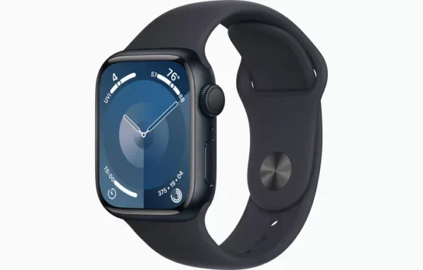 Apple Watch Series 9 GPS 45mm Midnight Aluminium Case with Midnight Sport Band – Regular - Tashqila Apple Watch Series 9 GPS 45mm Midnight Aluminium Case with Midnight Sport Band – Regular - Tashqila